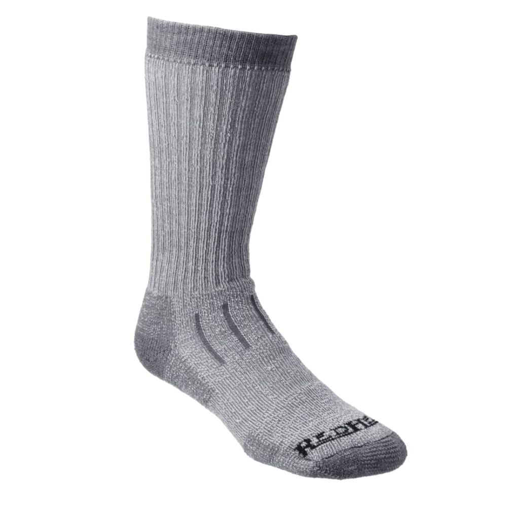 NWT RedHead Ultimate Merino Wool Heavyweight Gray Socks for Men Large